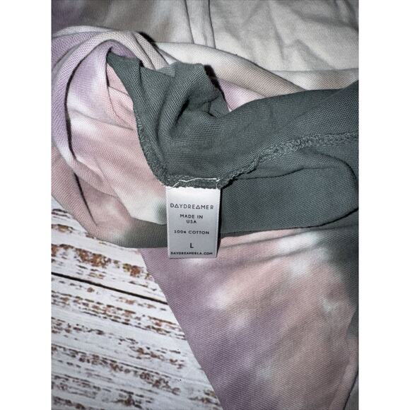 Daydreamer Tie Dye Long Sleeve in Dusty Rose Women's Size Large L *FLAW* - Picture 7 of 7